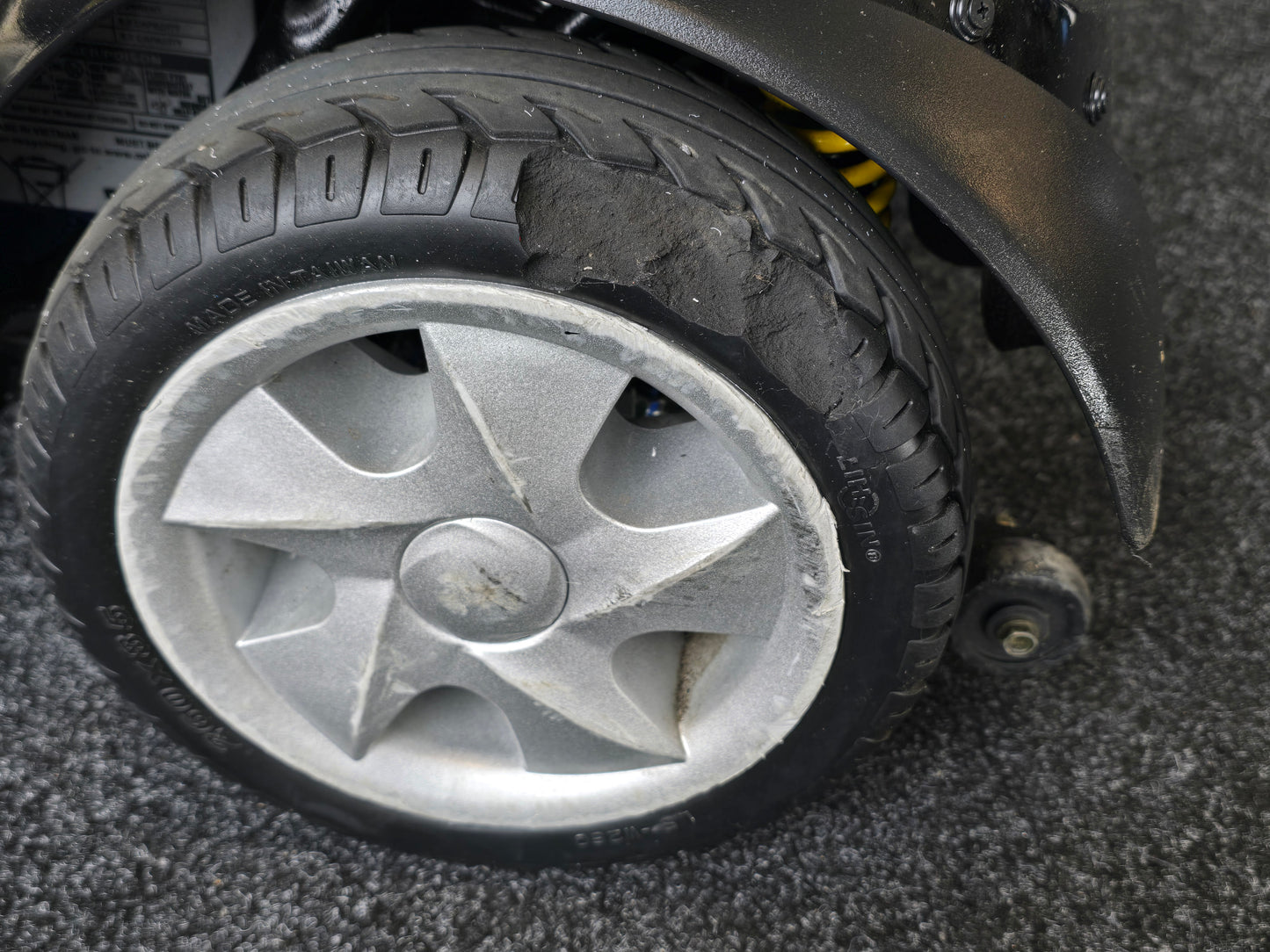 Kymco Midi XLS (Black) Solid Tyres- Reconditioned